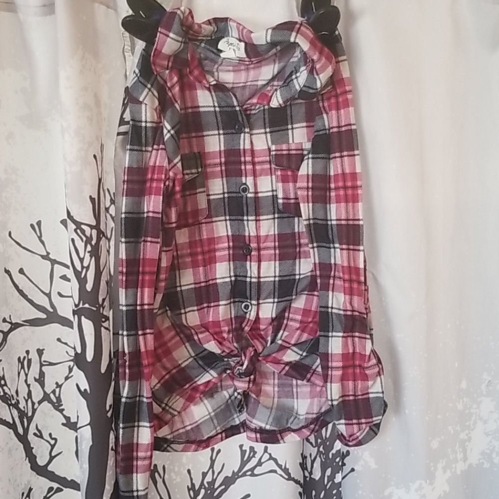 Little girls flannel shirt